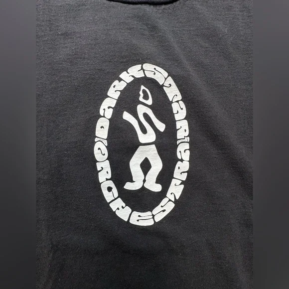 Vintage Y2K Dark Star Orchestra Black Long Sleeve Center Logo Shirt Large #1168 - Picture 2 of 6